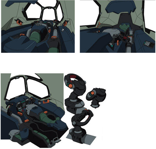 Guren Type-08 Elements "SEITEN" cockpit (from Code Geass)